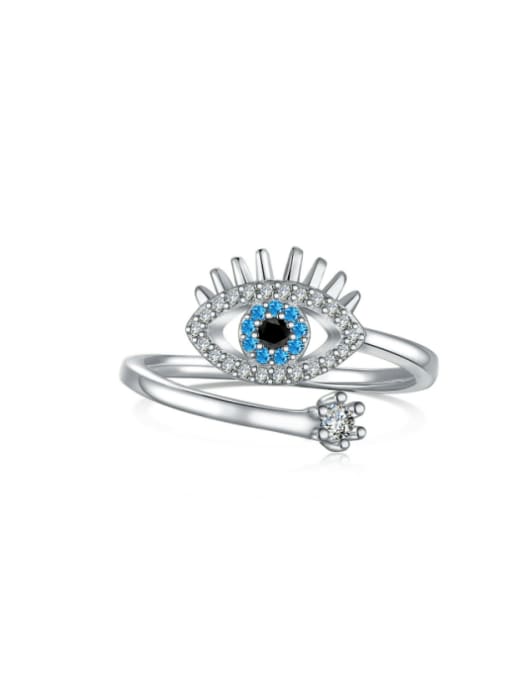 Blue Evil Eye Ring