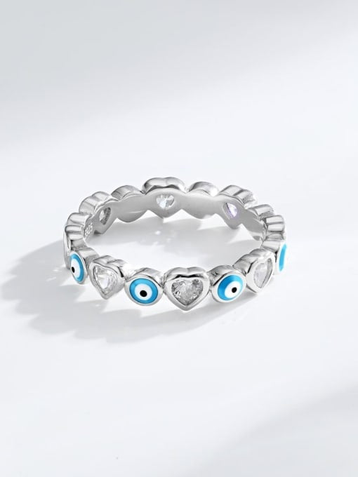 Love Evil Eye Band Ring